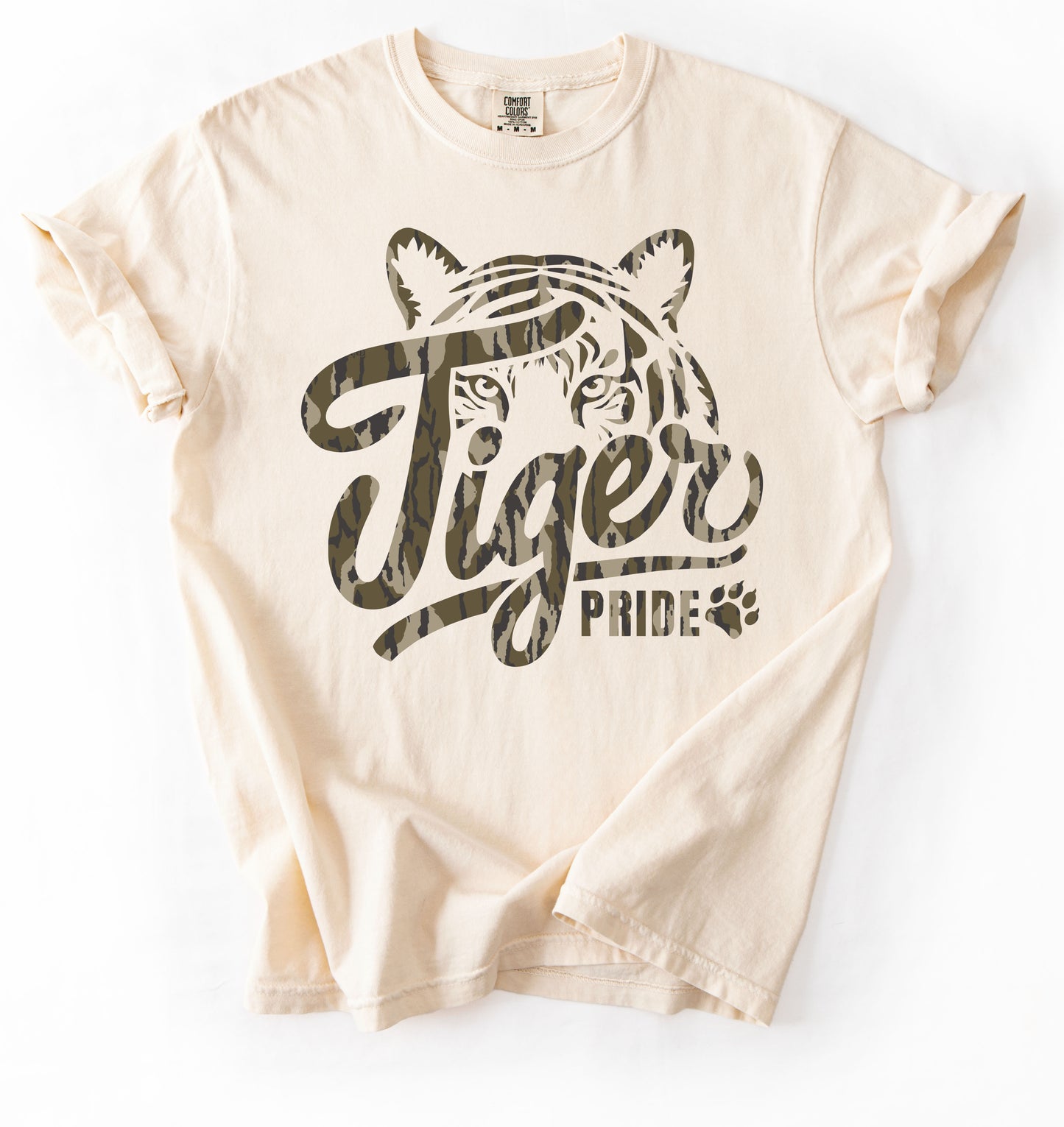 Comfort Colors Hernando Tigers - Tiger Pride Camo Tee/ Hernando Tigers Shirt/ Youth and Adult Sizes