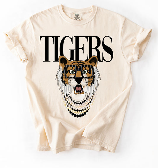 Comfort Colors or Gildan Softstyle Tigers Pearls Tee/ Hernando Tigers Shirt/ Youth and Adult Sizes