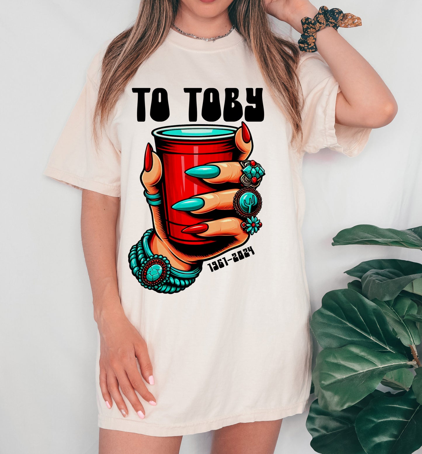 Comfort Colors To Toby Shirt/ Country Western Music Shirt/ Nashville Shirt