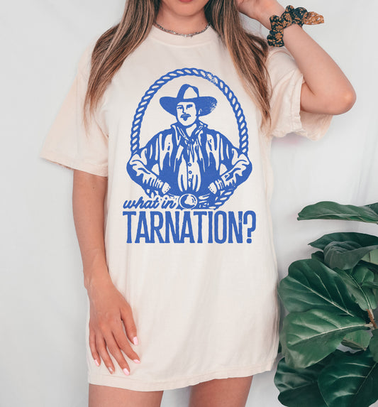 Ivory Western What In Tarnation Tee/ Comfort Colors or Bella Canvas