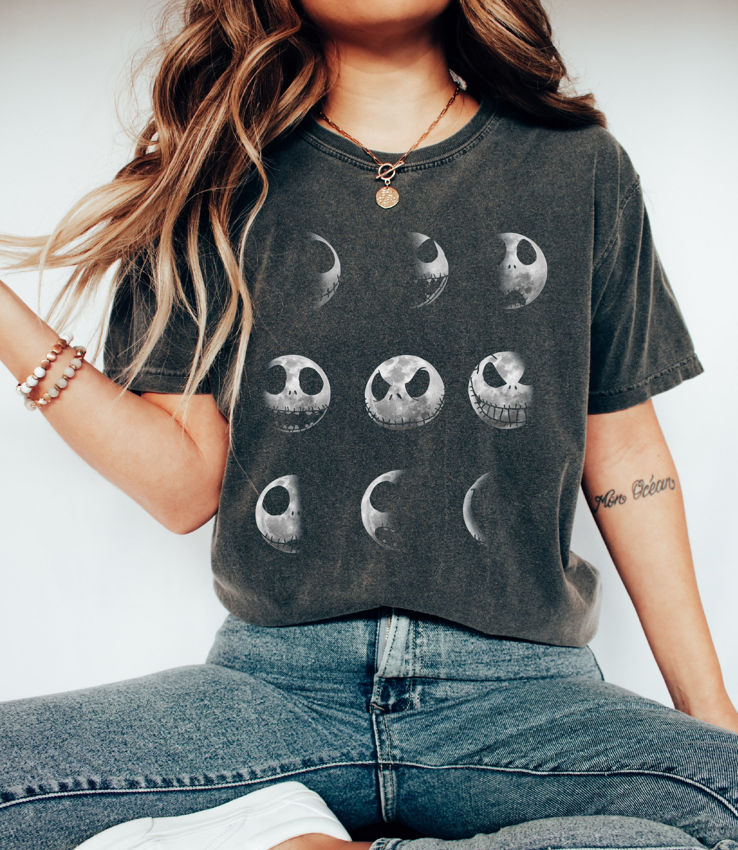 Comfort Colors - Halloween Moon Phases Shirt/ Halloween Shirt/ Youth and Adult Sizes