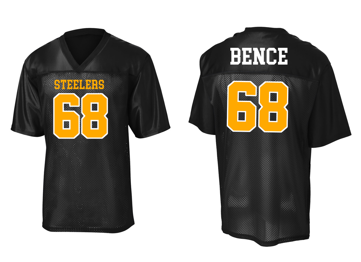 Personalized Steelers Football Jersey/ Youth and Adult Sizes
