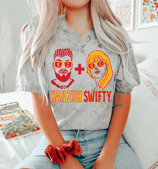 Comfort Colors Color Blast Kan Zuh Swifty Shirt  -  Adult Sizes