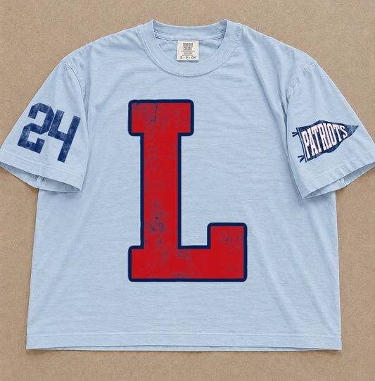Custom Comfort Colors Number Spiritwear Shirts/Football /Baseball or Softball/ Custom Boxy Crops