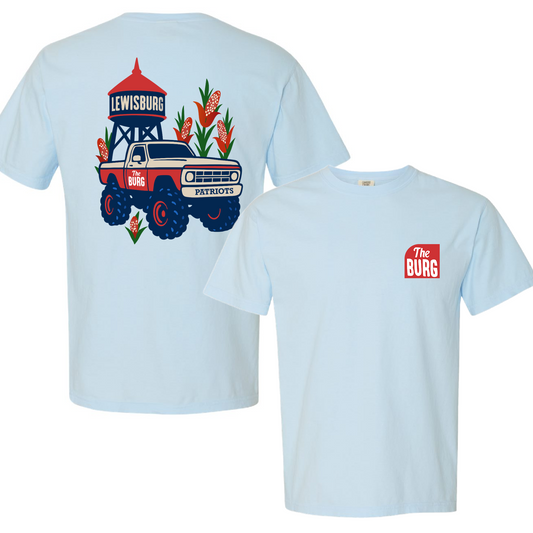 Lewisburg Volleyball Fundraiser - Comfort Colors Lewisburg Truck Shirt