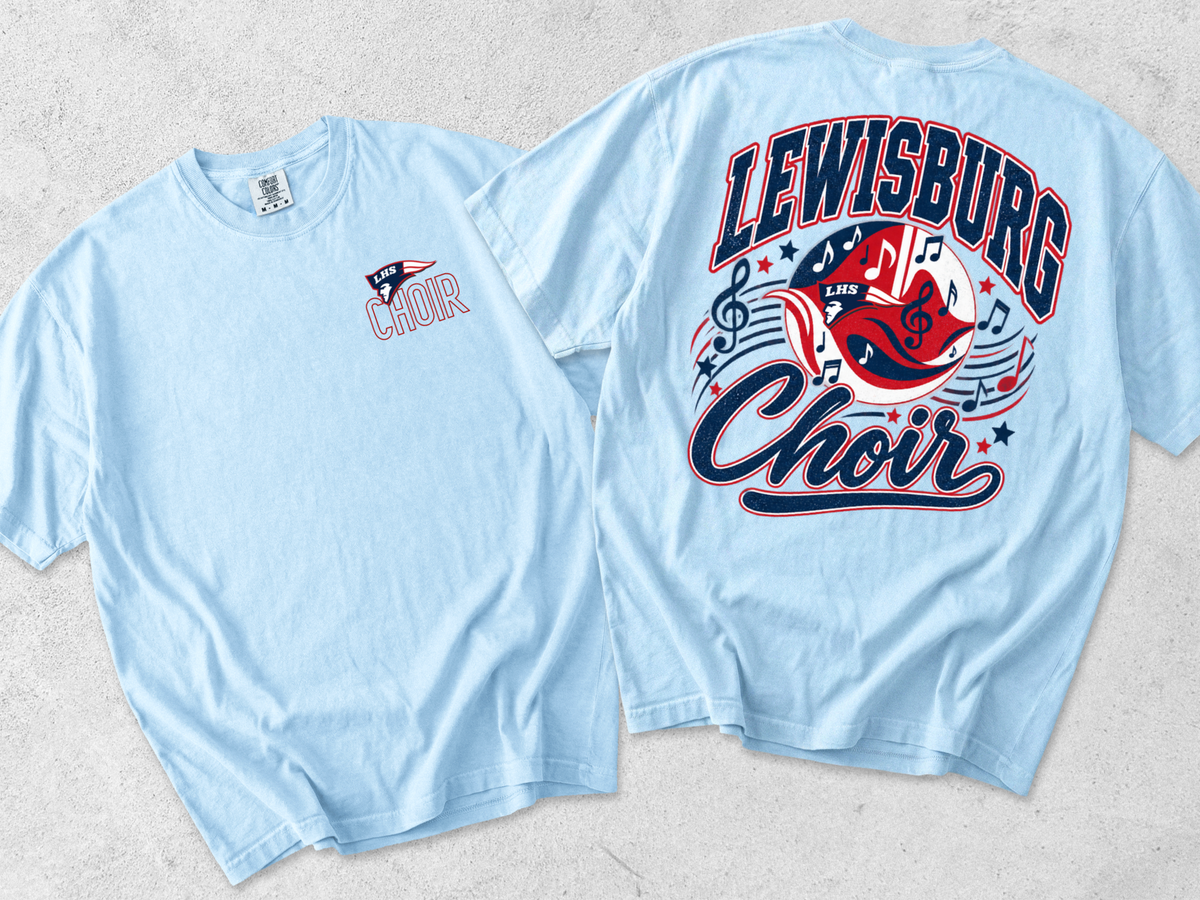 Comfort Colors Lewisburg Choir Shirt/ Youth and Adult Sizes