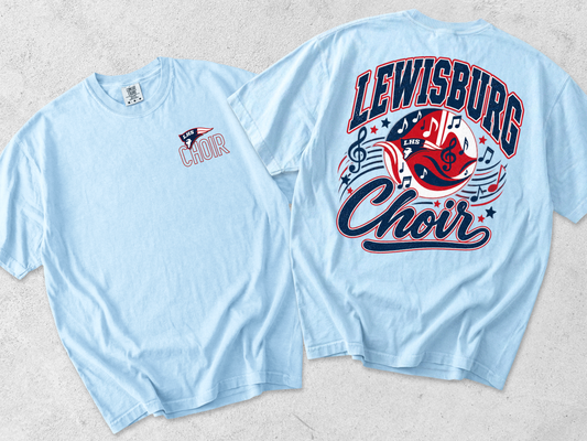 Comfort Colors Lewisburg Choir Shirt/ Youth and Adult Sizes