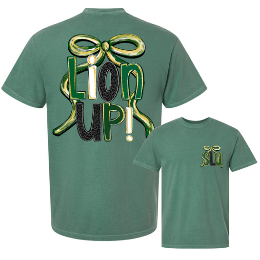 Comfort Colors Front and Back - SLU - Lions Up Shirt