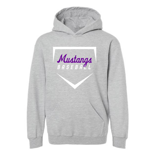Mustangs Baseball Hoodie/ Youth and Adult Sizes - Lipscomb Academy