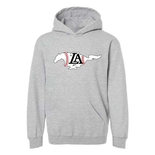 Mustangs Baseball Hoodie/ Youth and Adult Sizes - Lipscomb Academy