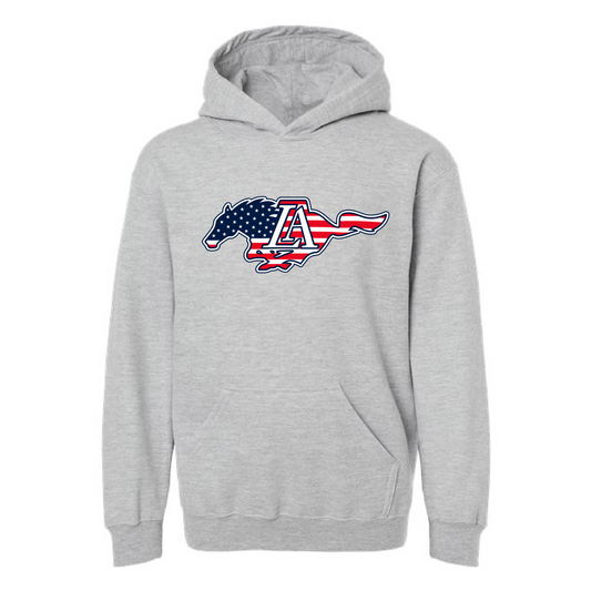 Mustangs Baseball Hoodie/ Youth and Adult Sizes - Lipscomb Academy