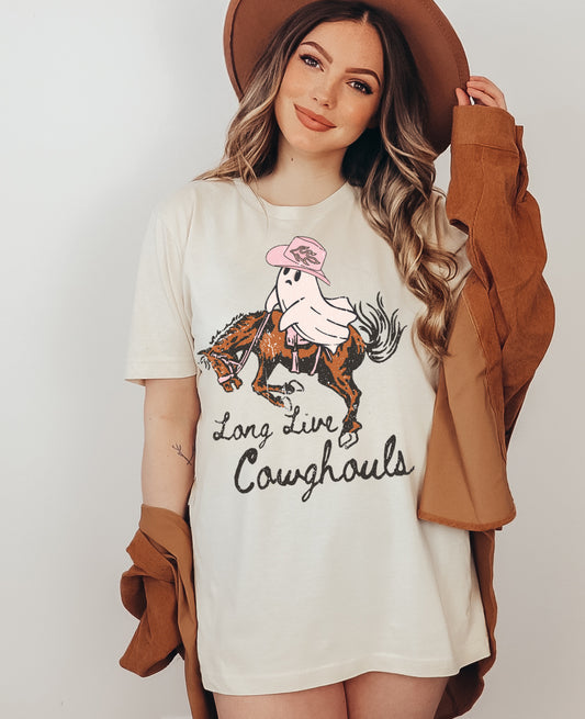 Comfort Colors - Long Live Cowghouls Shirt/ Halloween Shirt/ Youth and Adult Sizes