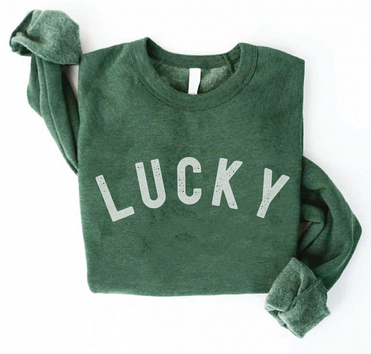 Bella Lucky St. Patricks Day Sweatshirt/  Adult Sizes / St Patty's Day