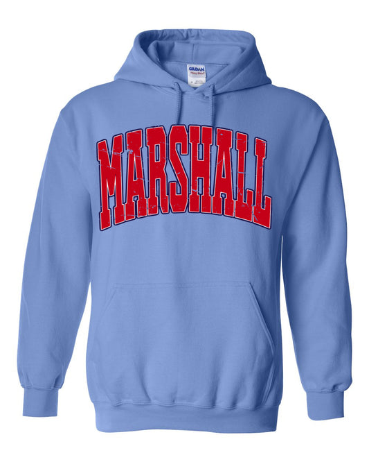 Marshall Unisex Hoodie Sweatshirt  Adult Sizes/ Youth and Adult Sizes