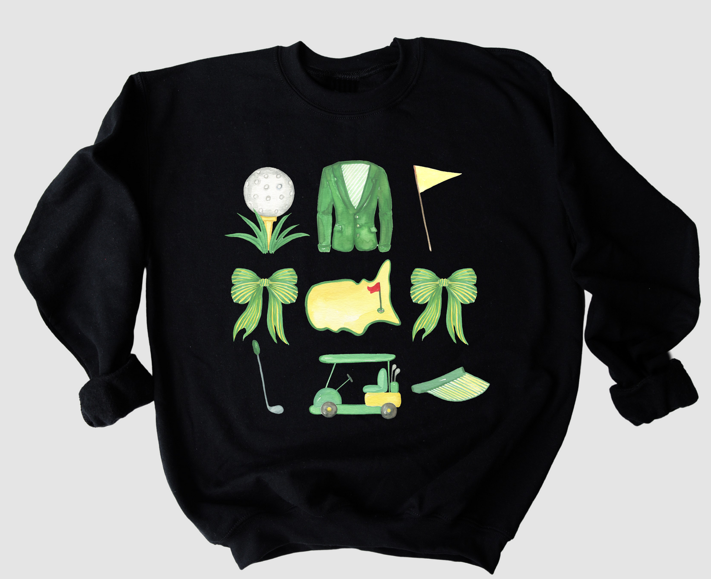 Masters Augusta Georgia Golf Sweatshirt/ Unisex Golf Sweatshirt