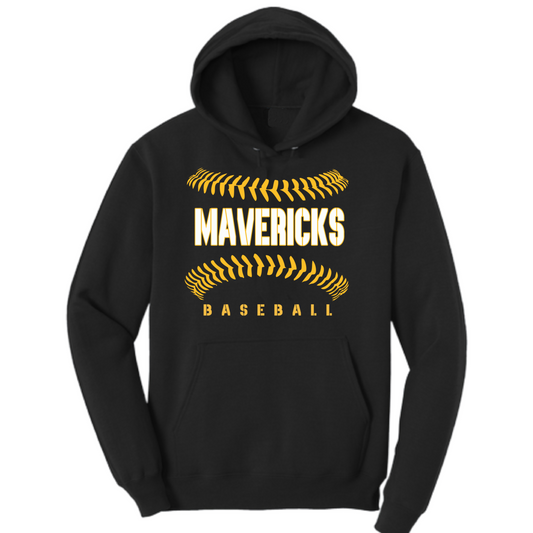 Mavericks Hooded Sweatshirt/ Youth and Adult Sizes - Mavs Baseball Hoodie