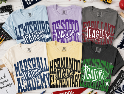 Custom School Back To School Shirt/ Students or Teachers Shirt/ Any School Available/  Back To School