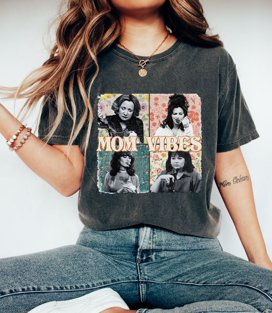 Floral Print Comfort Colors 90's Moms Vibes Funny Shirt/ Mom Vibes
