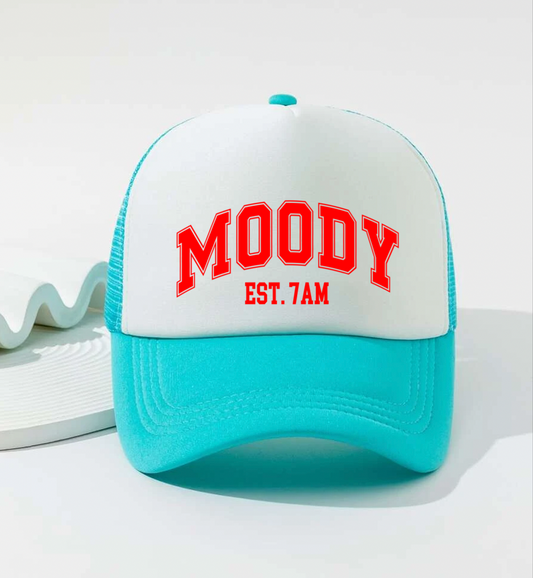 Moody Est 7AM Funny Trucker Hat