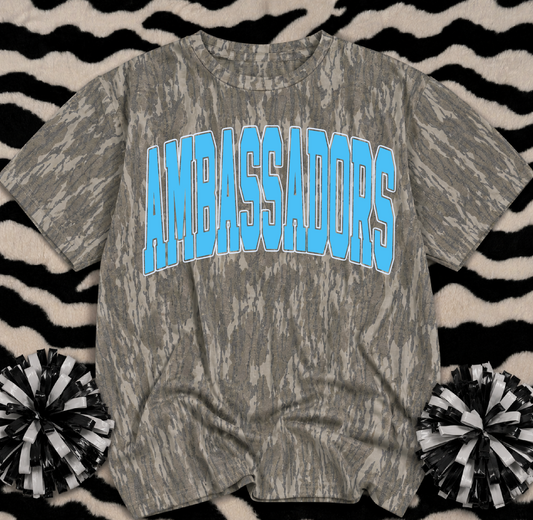 Mossy Oak Desoto Christian Ambassadors Shirt/ Adult Sizes Camo Shirt