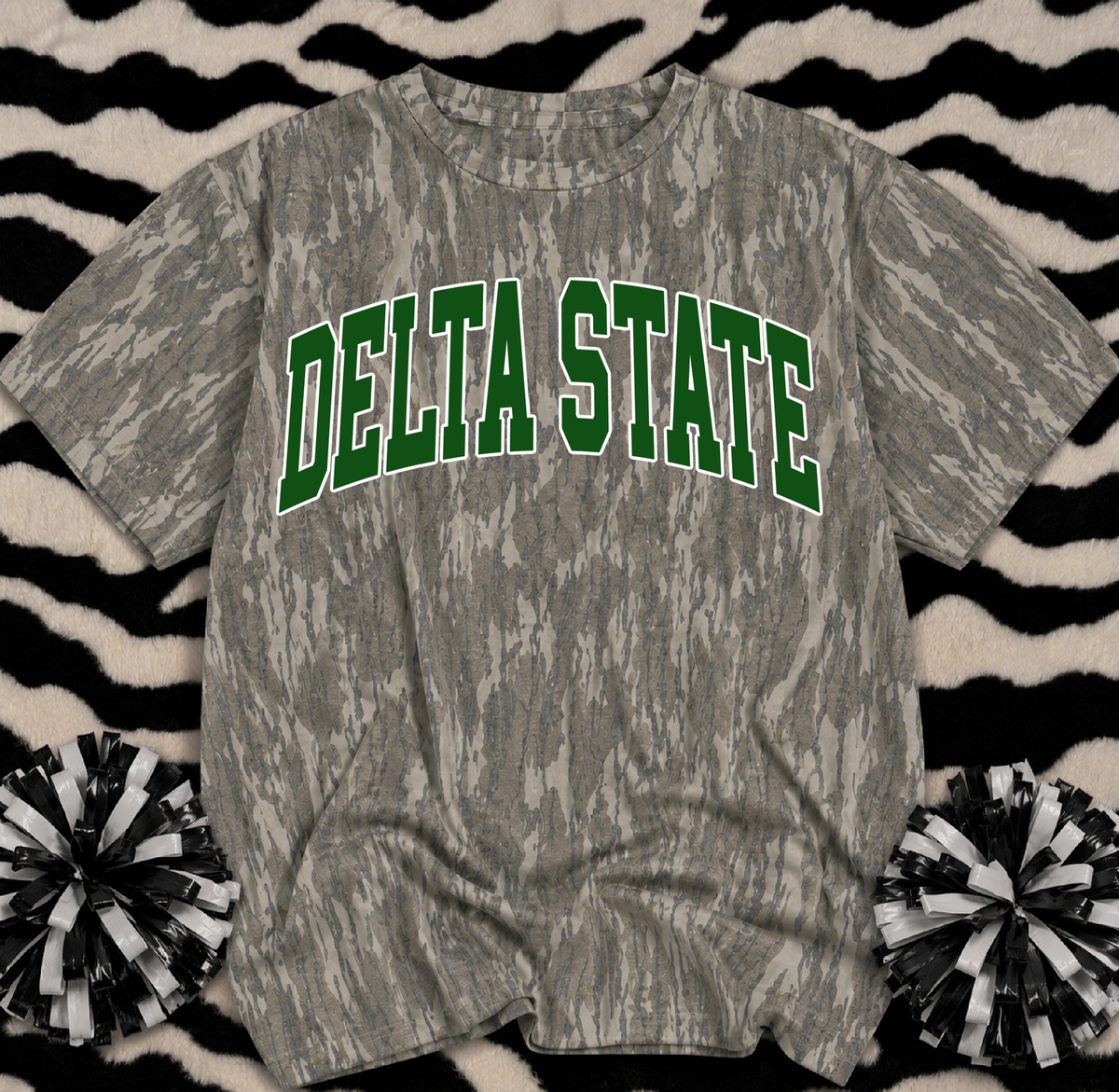 Mossy Oak Delta. State Shirt/Youth and Adult Sizes