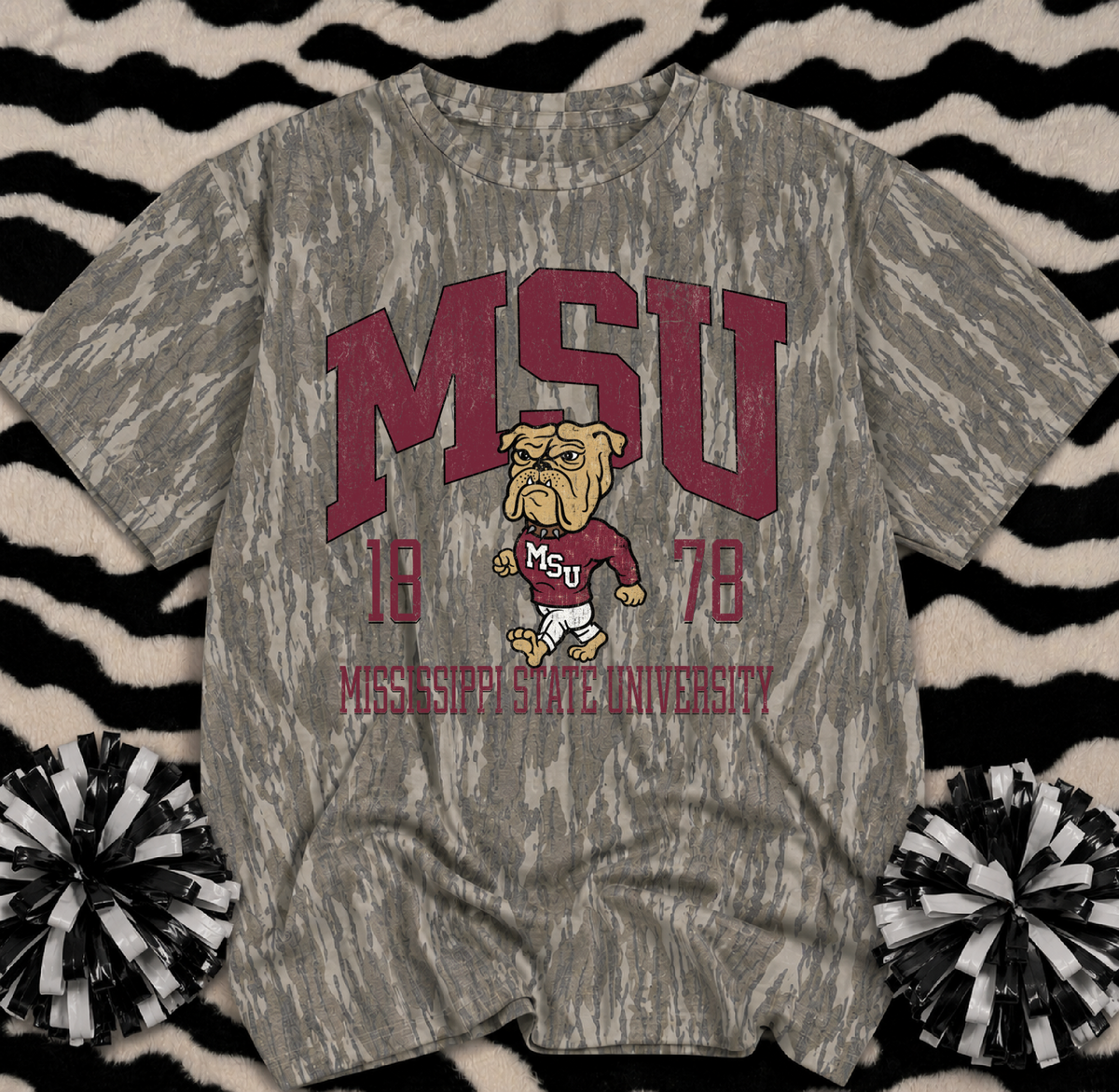 Mossy Oak Camo Miss St Shirt/ Youth and Adult Sizes