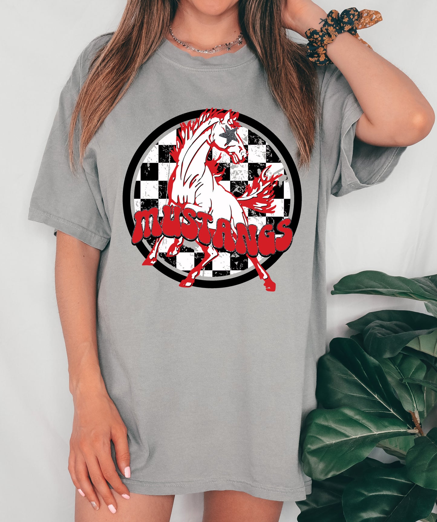 Comfort Colors Mustangs Short Sleeved Tee/Youth and Adult Sizes