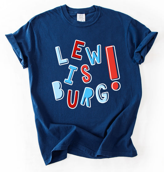 Comfort Colors Lewisburg! Tee/ Lewisburg Patriots/ Youth and Adult Sizes