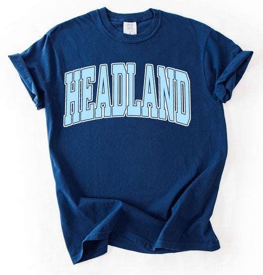 Headland Rams Tee/ Comfort Colors or Gildan Softstyle /Youth and Adult Sizes