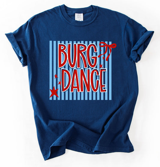 Comfort Colors Lewisburg Dance - Burg Dance Stripe Shirt/ Youth and Adult Sizes