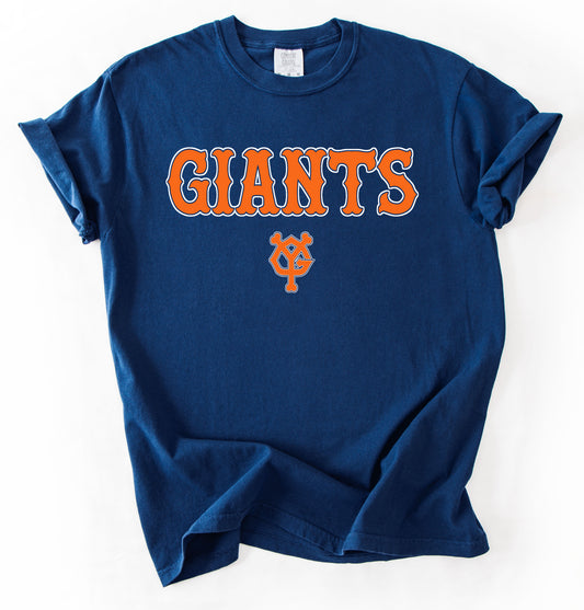 Comfort Colors or Gildan Softstyle Giants Baseball Shirt/ Youth and Adult Sizes