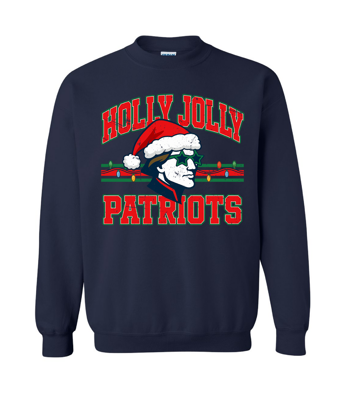 Holly Jolly Patriots Sweatshirt / Youth and Adult Sizes