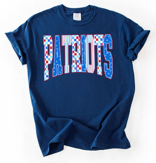 Comfort Colors Patriots Shirt - Youth and Adult Sizes