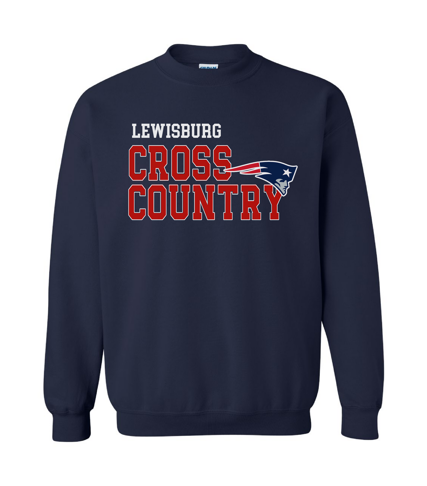 Lewisburg Cross Country Unisex Sweatshirt - Navy