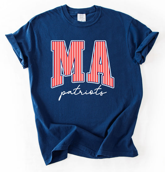 Comfort Colors or Gildan Softstyle Marshall Academy Patriots Shirt/ Youth and Adult Sizes