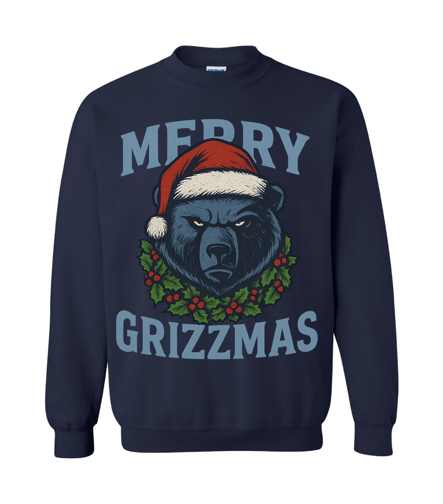 Merry Grizzmas Sweatshirt / Youth and Adult Sizes