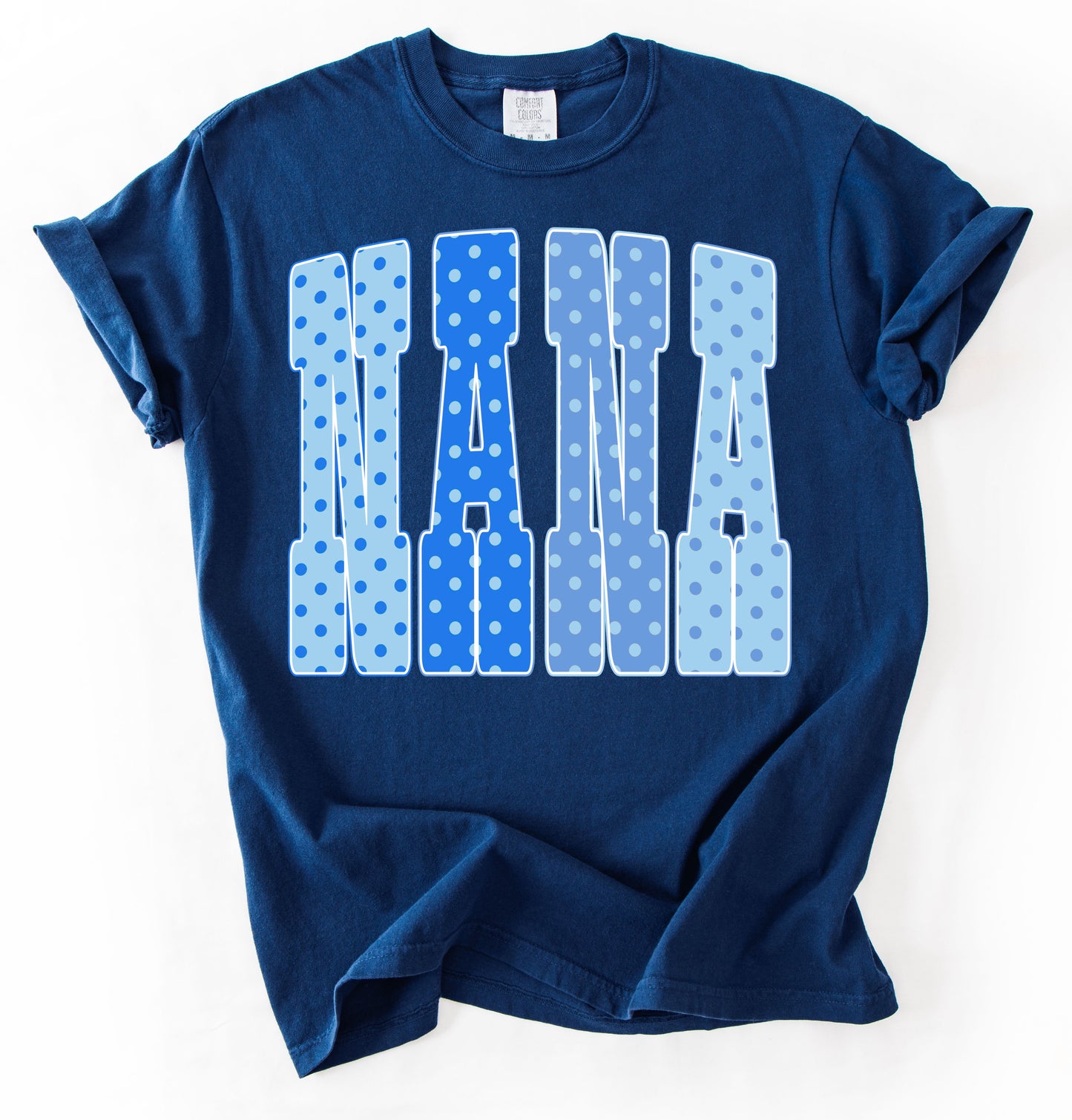 Comfort Colors or Gildan Softstyle Nana Polkadot Shirt/ Gifts for Her/ Mothers Day Gift