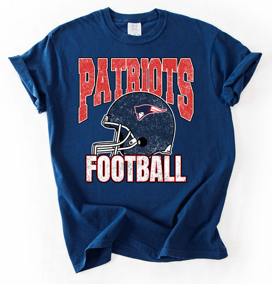 Comfort Colors Patriots Football Game Day Tee/ Lewisburg Patriots/ Marshall Patriots/Youth and Adult Sizes - Football Shirt