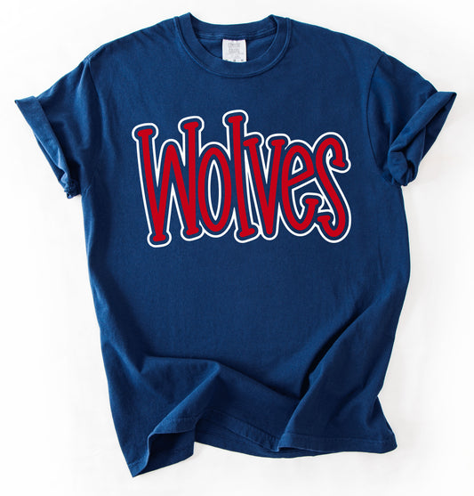 Comfort Colors or Gildan Softstyle Rossville Wolves Shirt/ Youth and Adult Sizes