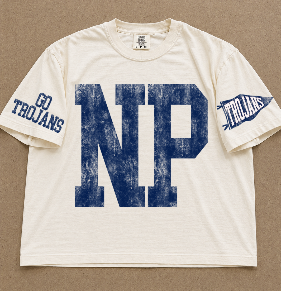 Custom Comfort Colors North Point Spirit Wear Shirts/ Custom Boxy Crops