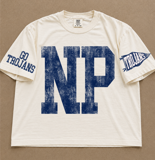 Custom Comfort Colors North Point Spirit Wear Shirts/ Custom Boxy Crops
