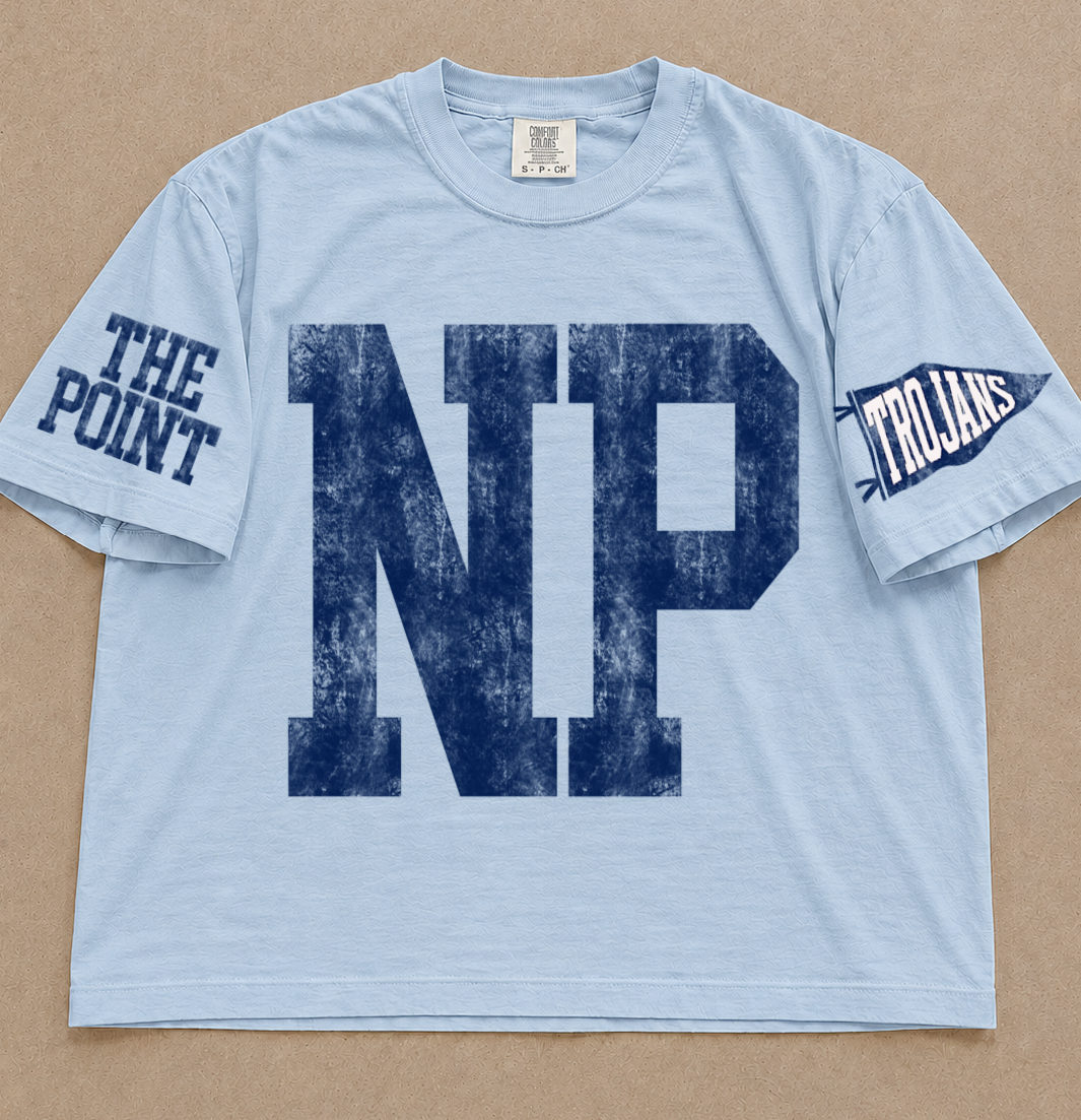 Custom Comfort Colors North Point Spirit Wear Shirts/ Custom Boxy Crops