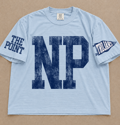 Custom Comfort Colors North Point Spirit Wear Shirts/ Custom Boxy Crops