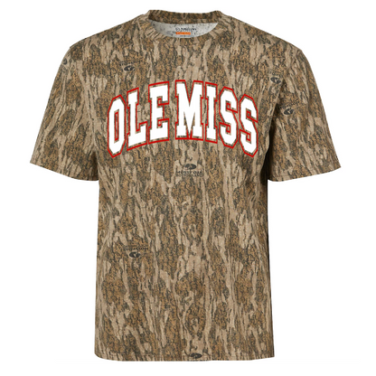 Camo Rebels Shirt/ Rebels Mascot / Adult Sizes - Bottomland or Real Tree Max
