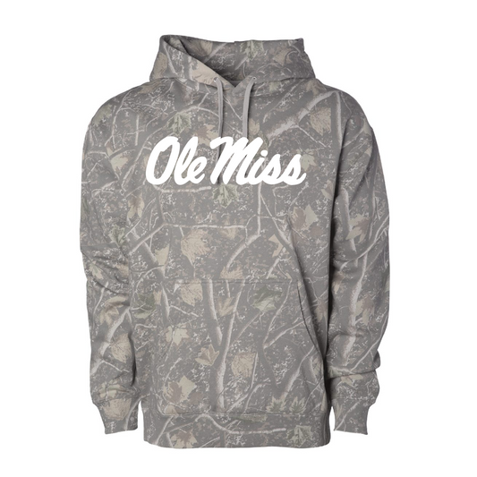 Deadwood Camo Hoodie - Limited Inventory -Ole Miss- Or Any Other Customized School/Team - Youth and Adult Sizes