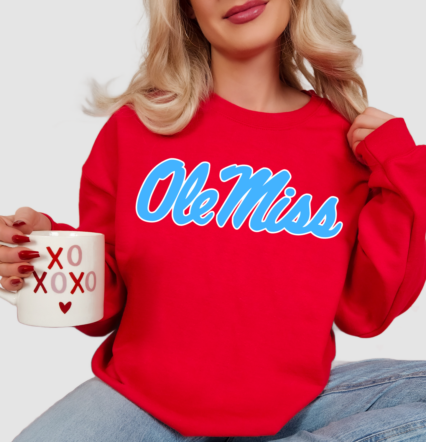 Bella or Gildan Hotty Toddy Sweatshirt / Mississippi Sweatshirt / Ole Miss Sweater / Youth and Adult Sizes