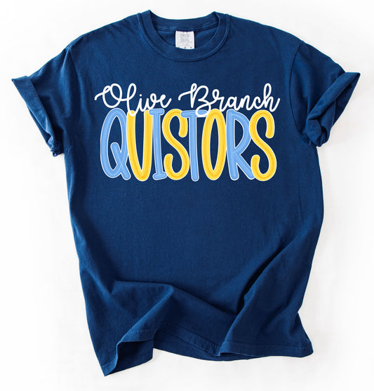 Olive Branch (Or Any Other School) Custom School Back To School Shirt/ Students or Teachers Shirt/ Any School Available/  Back To School - Multiple Colors