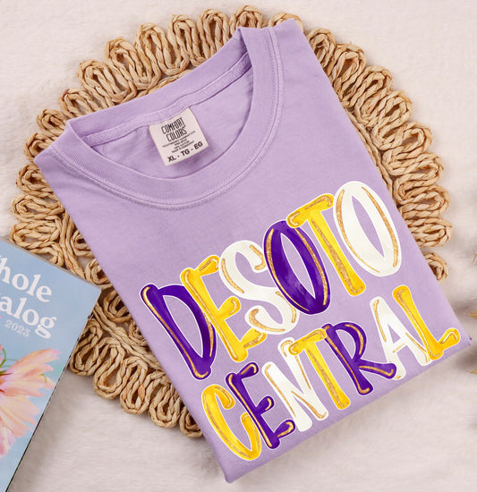 Comfort Colors or Bella Canvas Desoto Central Tee / Desoto Central Schools / Mississippi School Shirt /Youth and Adult Sizes - DC Jags/ Desoto Central