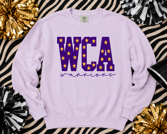 Comfort Colors or Independent Trading Brand WCA Warriors Sweatshirt / Adult Sizes