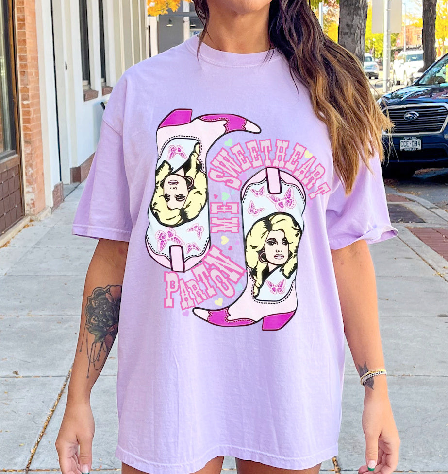 Parton Me Sweetheart Tee/ Dollywood Shirt